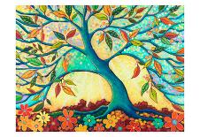 It’s All About the Leaves-Peggy Davis-Art Print