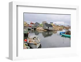 Peggy's Cove - Fishing Village-null-Framed Art Print