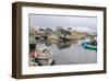 Peggy's Cove - Fishing Village-null-Framed Art Print