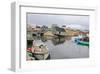 Peggy's Cove - Fishing Village-null-Framed Art Print