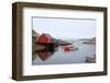 Peggy's Cove Harbour Cloudy-null-Framed Premium Giclee Print