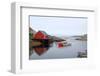 Peggy's Cove Harbour Cloudy-null-Framed Premium Giclee Print
