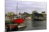 Peggy's Cove Harbour-null-Mounted Premium Giclee Print