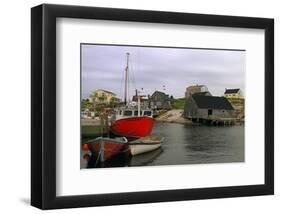 Peggy's Cove Harbour-null-Framed Art Print