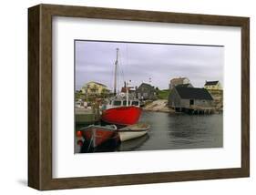 Peggy's Cove Harbour-null-Framed Art Print