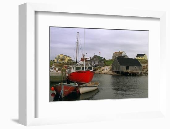 Peggy's Cove Harbour-null-Framed Art Print