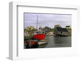 Peggy's Cove Harbour-null-Framed Art Print