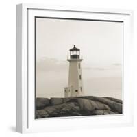 Peggy's Cove Light-Michael Kahn-Framed Giclee Print