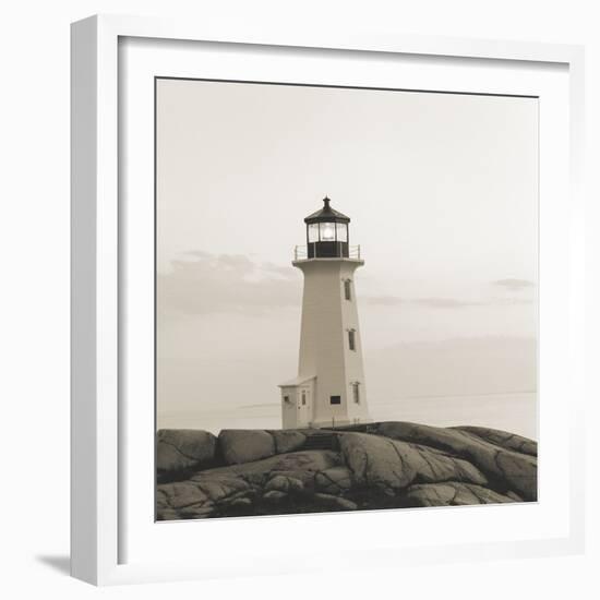 Peggy's Cove Light-Michael Kahn-Framed Giclee Print