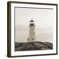 Peggy's Cove Light-Michael Kahn-Framed Giclee Print