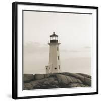 Peggy's Cove Light-Michael Kahn-Framed Giclee Print