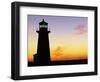 Peggy's Cove Lighthouse at Sunset-Paul Souders-Framed Photographic Print