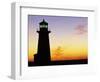 Peggy's Cove Lighthouse at Sunset-Paul Souders-Framed Photographic Print