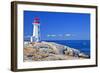 Peggy's Cove Lobster Boat-null-Framed Premium Giclee Print