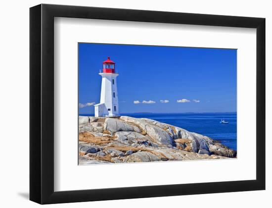 Peggy's Cove Lobster Boat-null-Framed Art Print