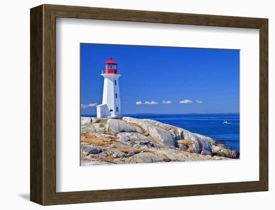 Peggy's Cove Lobster Boat-null-Framed Art Print