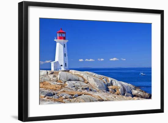 Peggy's Cove Lobster Boat-null-Framed Art Print