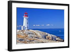 Peggy's Cove Lobster Boat-null-Framed Art Print