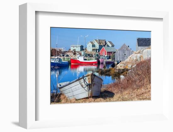 Peggy's Cove Nova Scotia Coast-null-Framed Art Print