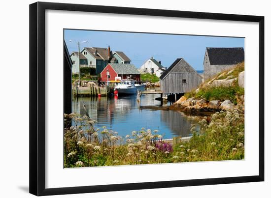 Peggy'S Cove Nova Scotia-null-Framed Art Print