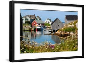 Peggy'S Cove Nova Scotia-null-Framed Art Print