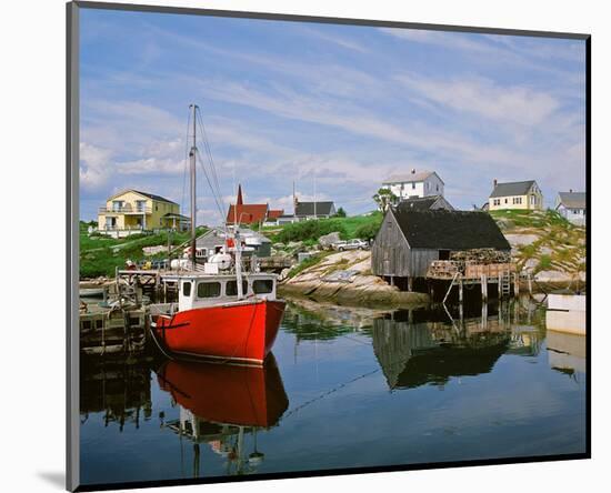 Peggy's Cove Nova ScotiaCanada-null-Mounted Art Print