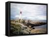 Peggy's Cove, NS-J.D. Mcfarlan-Framed Stretched Canvas