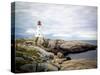 Peggy's Cove, NS-J.D. Mcfarlan-Stretched Canvas