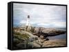 Peggy's Cove, NS-J.D. Mcfarlan-Framed Stretched Canvas