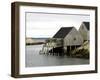 Peggy?s Cove, NS-J.D. Mcfarlan-Framed Photographic Print