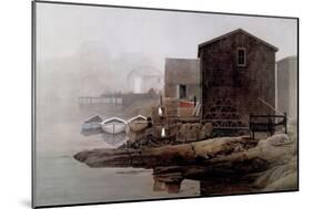 Peggy's Cove-David Knowlton-Mounted Giclee Print