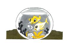 An Aquarium - Jack & Jill-Peggy Smithers-Giclee Print