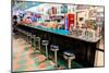 Peggy Sue's Americana Route 66 inspired diner in Yermo, California about eight miles outside of...-Joseph Sohm-Mounted Photographic Print