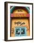 Peggy Sue's Nifty Fifties Diner, Yermo, California, USA-Walter Bibikow-Framed Photographic Print