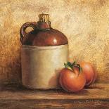 Jug with Peaches-Peggy Thatch Sibley-Art Print