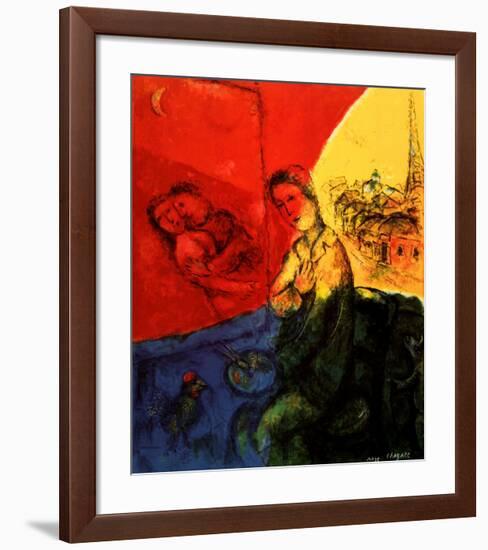 Peintre-Marc Chagall-Framed Art Print