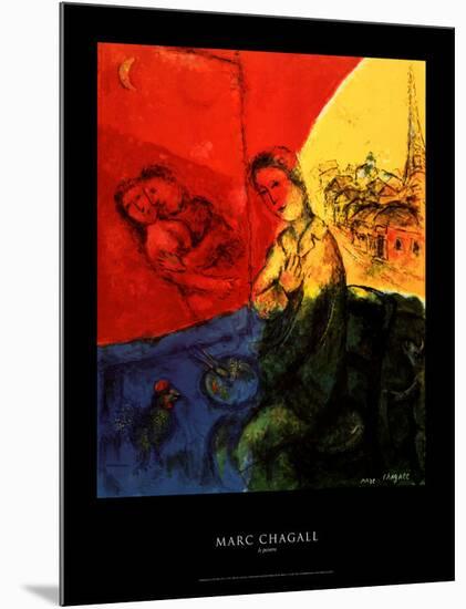 Peintre-Marc Chagall-Mounted Art Print