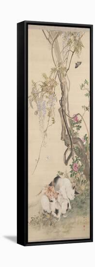 Peinture "Chaleur De Printemps"-Kawabata Gyokushô-Framed Stretched Canvas