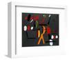 Peinture Collage-Joan Miro-Framed Art Print