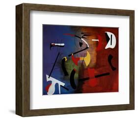 Peinture Composition-Joan Miro-Framed Art Print