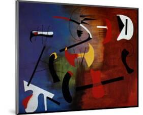 Peinture Composition-Joan Miro-Mounted Art Print