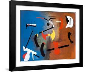 Peinture Composition-Joan Miro-Framed Art Print