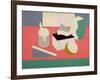 Peinture/Nature Morte, 1919 (Oil & Pencil on Canvas)-Patrick Henry Bruce-Framed Giclee Print