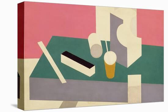 Peinture/Nature Morte, 1929-30 (Oil & Pencil on Canvas)-Patrick Henry Bruce-Stretched Canvas