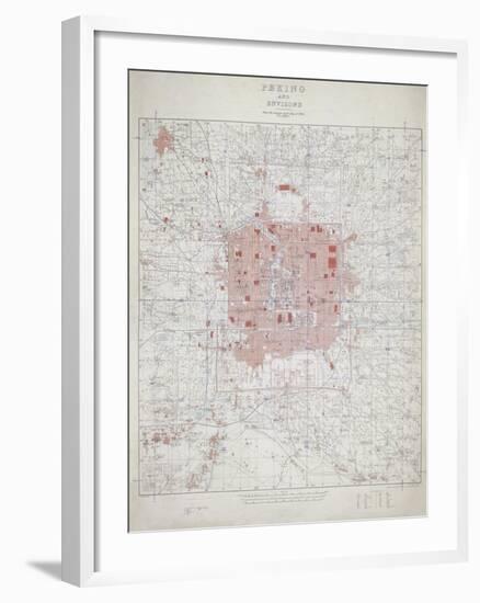 Peking and Environs-null-Framed Giclee Print