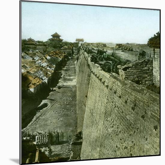 Peking (China), Inside of Bulwarks-Leon, Levy et Fils-Mounted Photographic Print