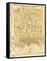 Peking, China - Panoramic Map-Lantern Press-Framed Stretched Canvas