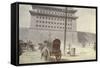Peking City Wall-null-Framed Stretched Canvas