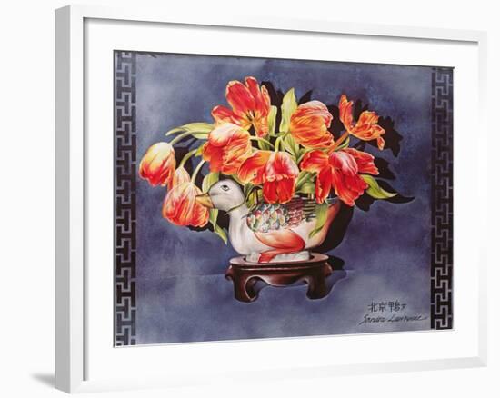 Peking Duck, 2011-Sandra Lawrence-Framed Giclee Print