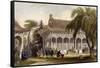 Peking Hall of Audience-Thomas Allom-Framed Stretched Canvas